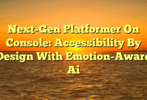 Next-Gen Platformer On Console: Accessibility By Design With Emotion-Aware Ai