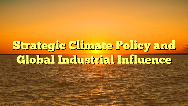 Strategic Climate Policy and Global Industrial Influence
