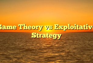 Game Theory vs Exploitative Strategy