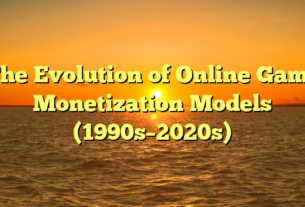 The Evolution of Online Game Monetization Models (1990s–2020s)