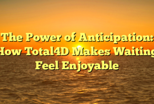 The Power of Anticipation: How Total4D Makes Waiting Feel Enjoyable